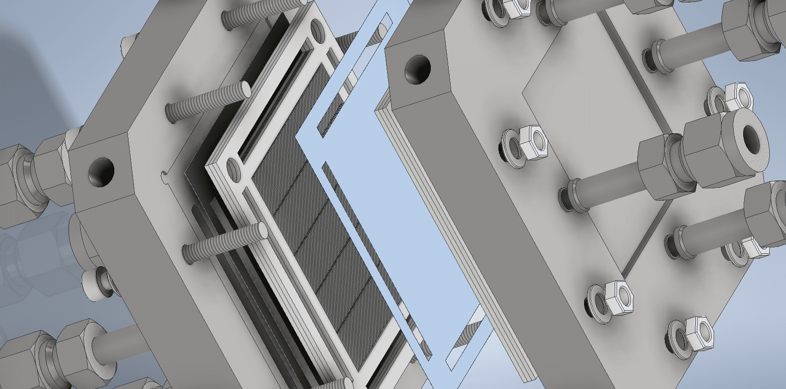 Die Wasserstofftrennplatte kommt im Membranmodul zum Einsatz.