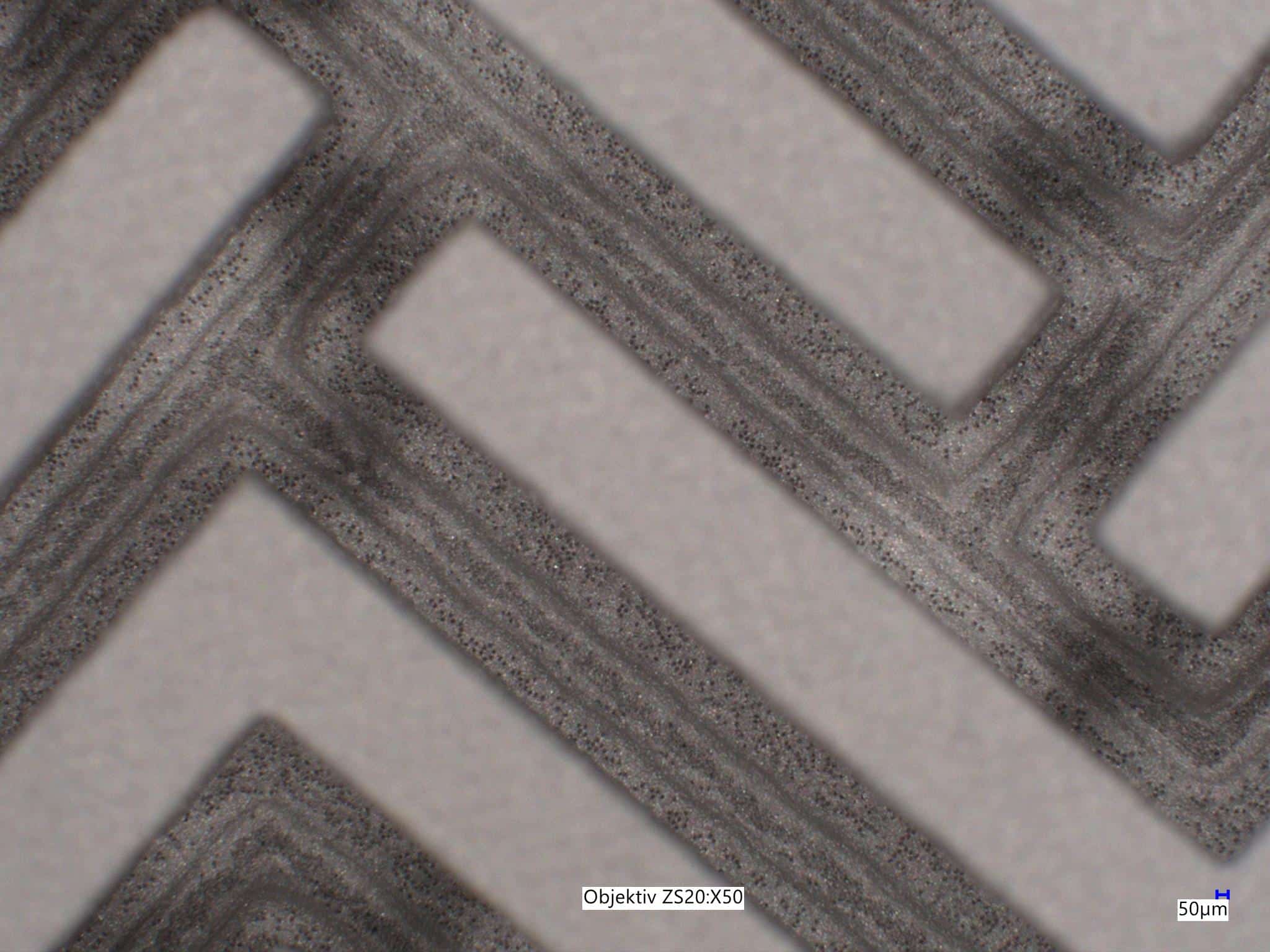 Additive Screen Printed Part Detail